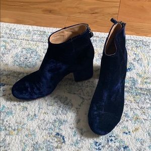 Madewell Velvet Boots